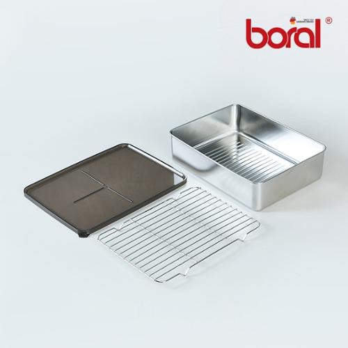 보랄 스테인레스 스퀘어 밧드 3P(26.5cm) BR-BT300S