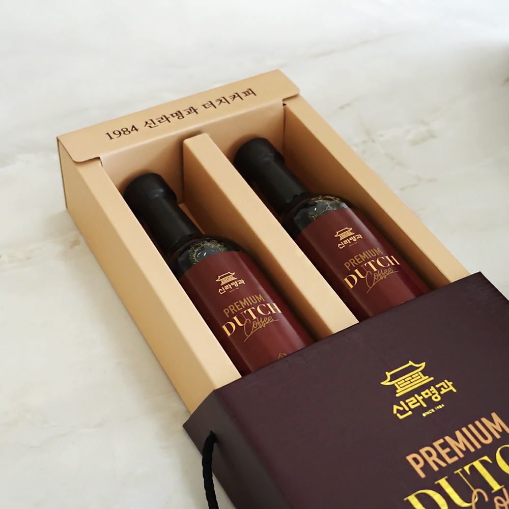 [신라명과] 더치커피 375ml 2병 선물세트