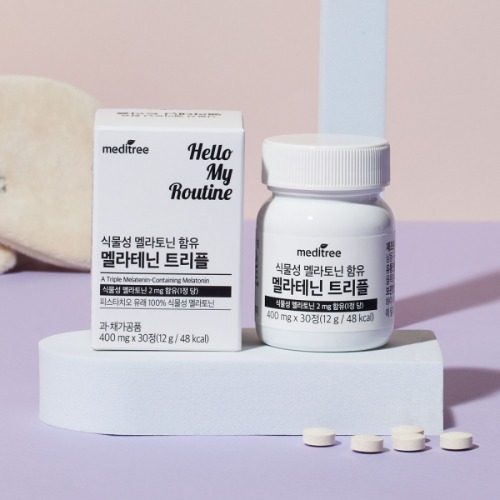 메디트리 식물성 멜라토닌 멜라테닌 트리플-1박스