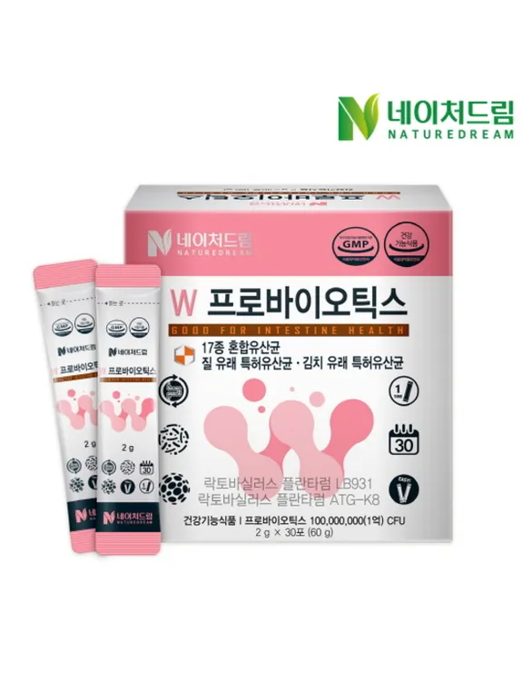 네이처드림 W 프로바이오틱스 질건강유산균 2g x 30포