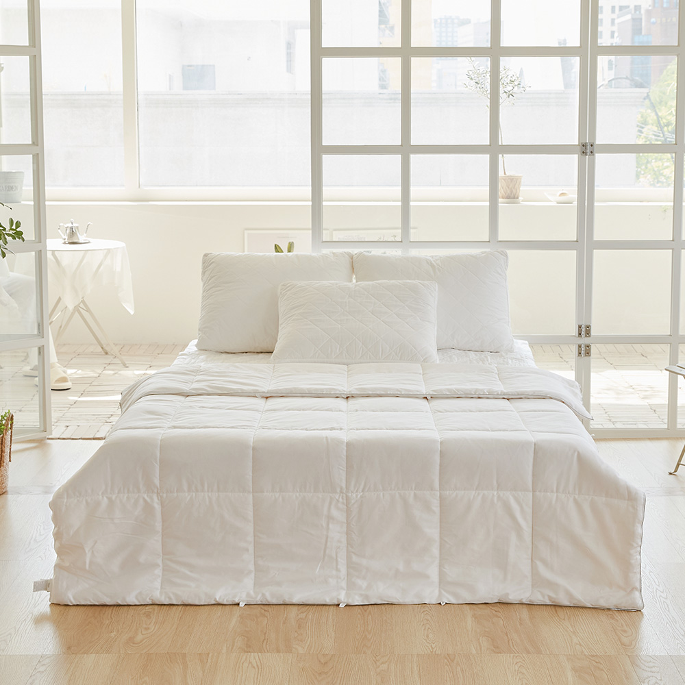 (홈쇼핑히트상품) 
[라뽐므] 한겨울용 라울 60수 100% 호주산 천연양모 
이불솜(SS) 1.6kg + 베개커버 1장