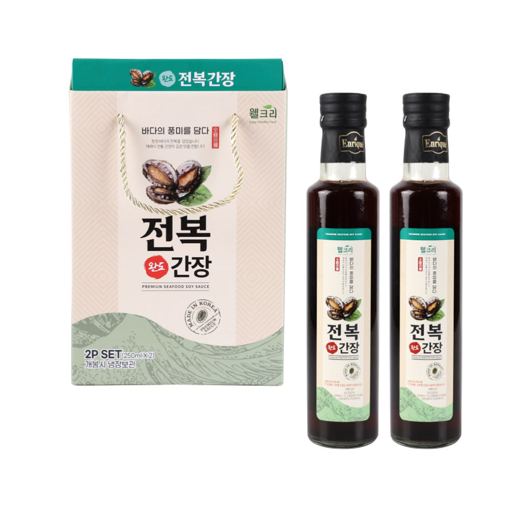 웰크리 전복간장 250ml 2개