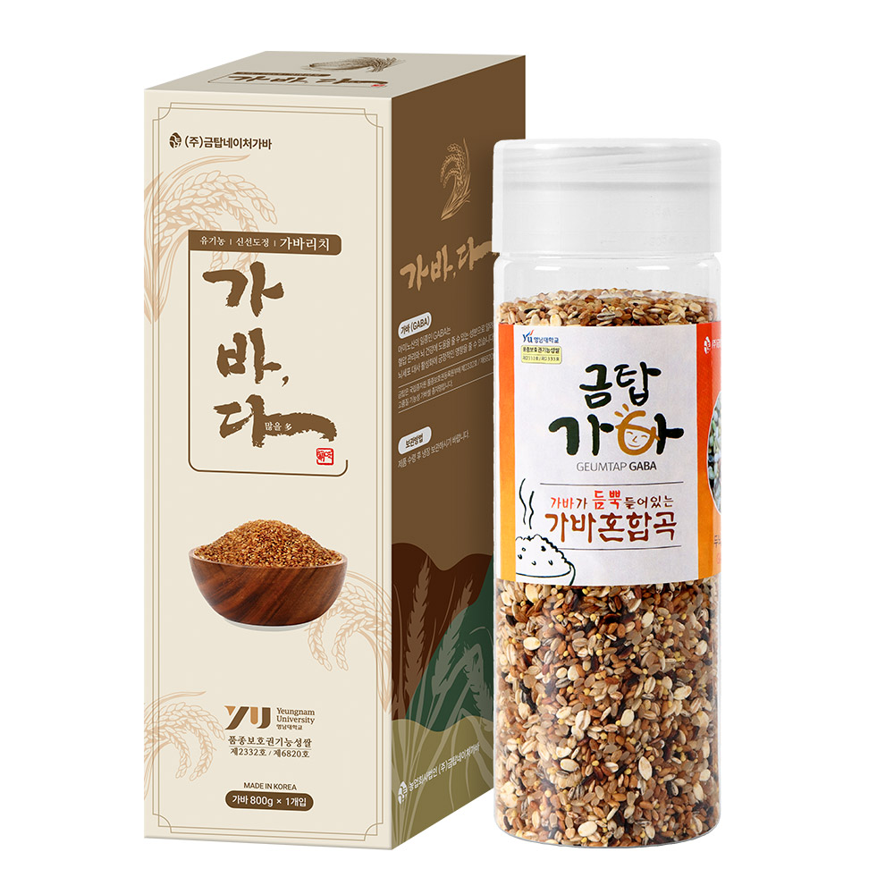 (면세) [금탑가바쌀] 
유기농 가바혼합곡팩 800g_선물박스