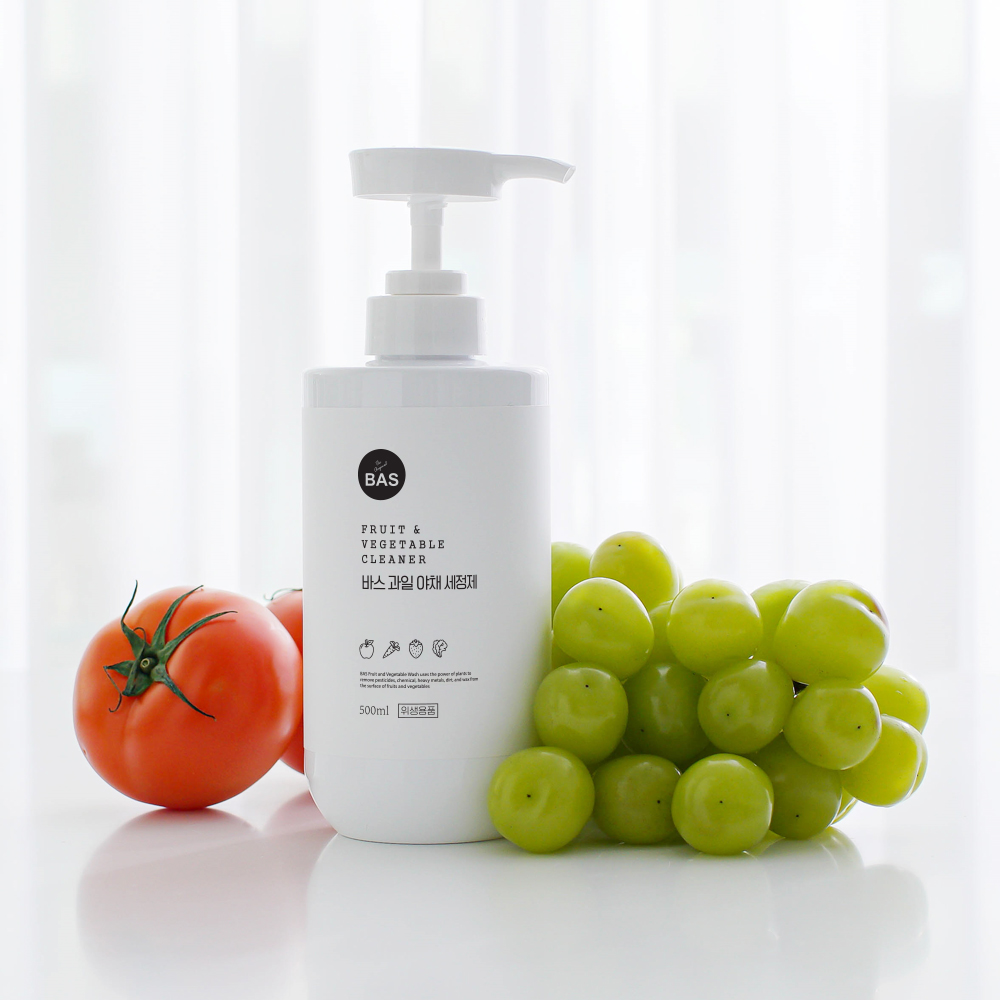 BAS 과일 야채 세정제 액상형 500ml 1+1세트