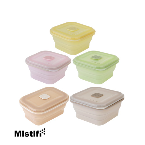 [미스티파이] 플래티넘 실리콘 폴딩 멀티팩 5종 세트 400ml 3p + 600ml 2p