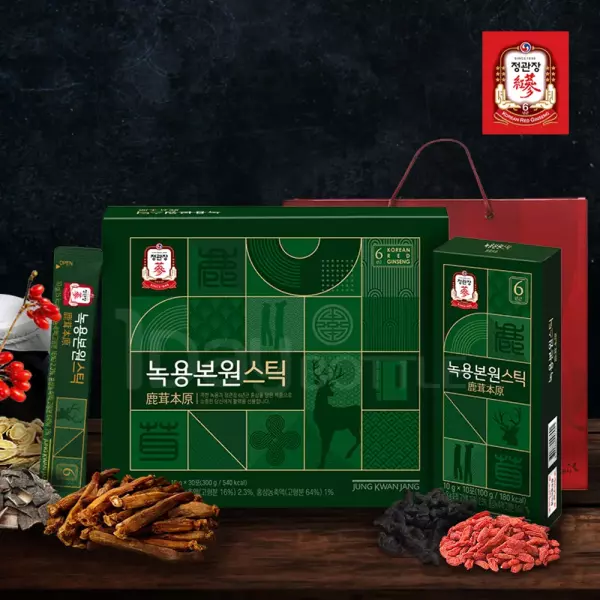 정관장 녹용본원스틱 10g x 30포 + 쇼핑백