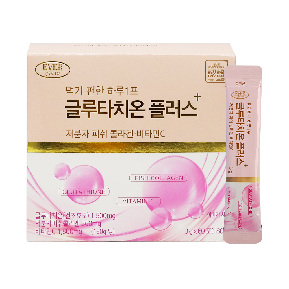 에버그린  글루타치온플러스 3g x 60포