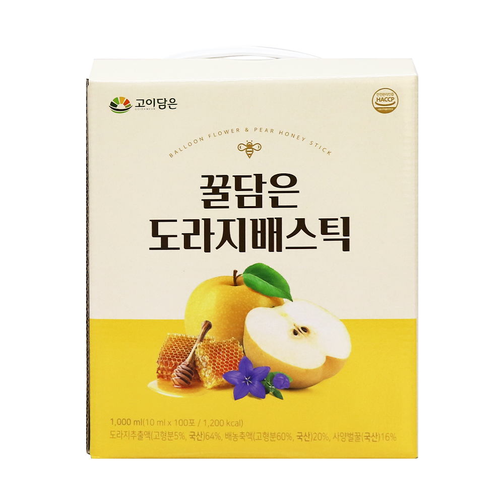 고이담은 꿀담은 도라지배스틱 100포 10ml x 100포
