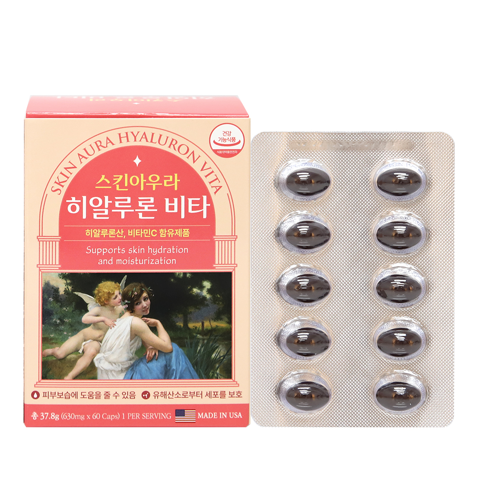 스킨아우라히알루론비타 630mg x 60캡슐