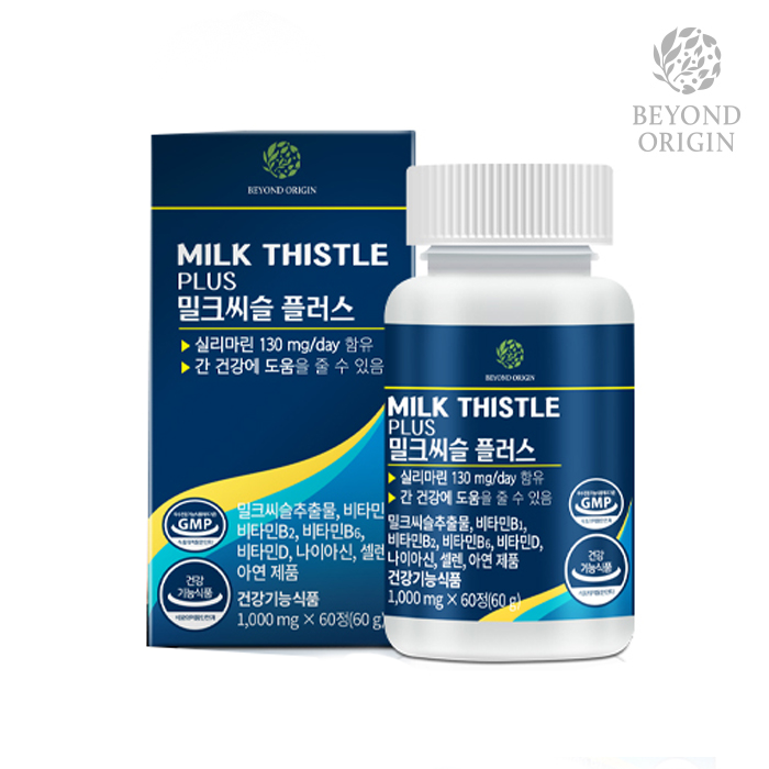 비욘드오리진 밀크씨슬 플러스 1,000mg x 60정