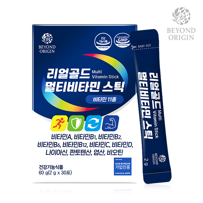 비욘드오리진 리얼골드 멀티비타민 스틱 2g x 30포