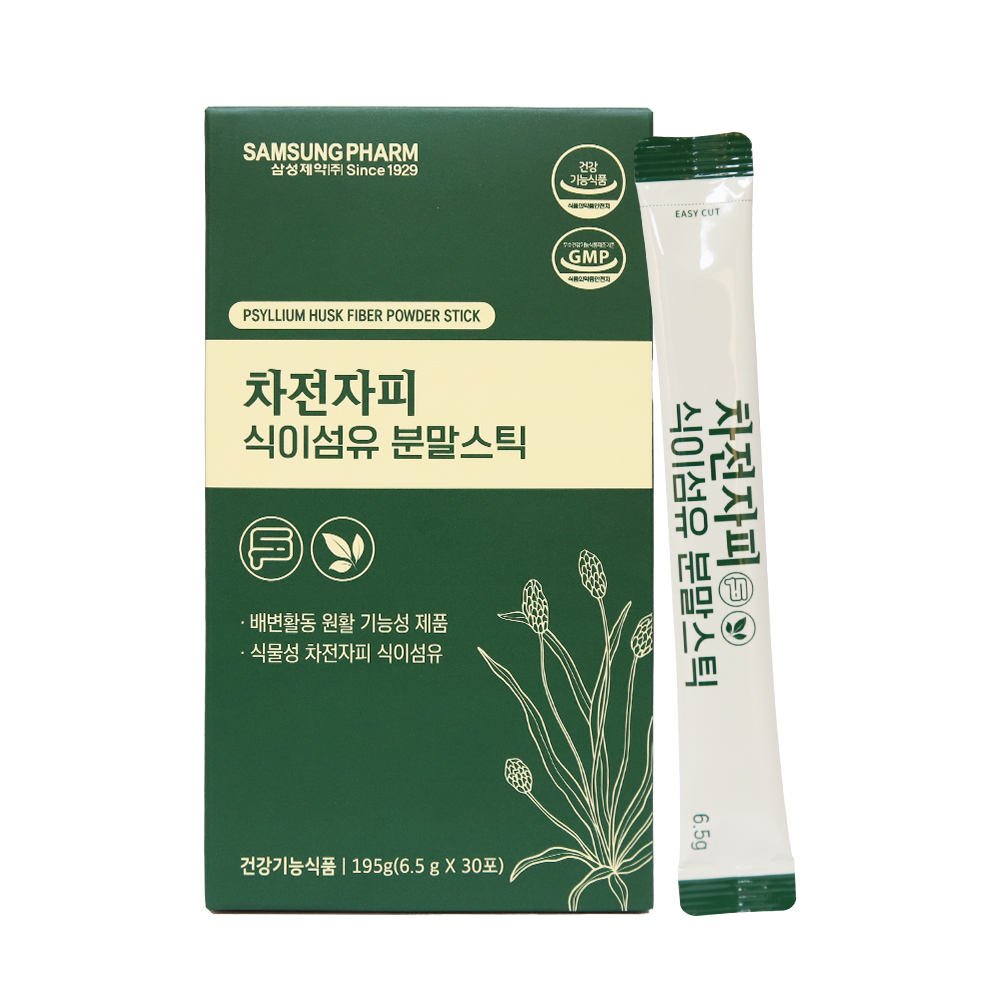삼성제약 차전자피식이섬유분말스틱 6.5g x 30포