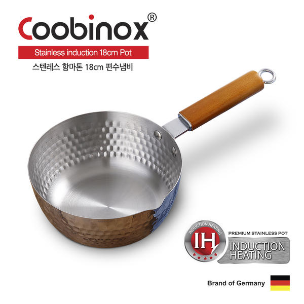 [쿠비녹스]스텐함마톤편수냄비18cmCO-14-01 / 재고 소진 후 단종