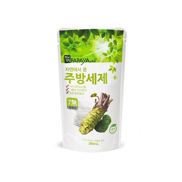파파야플러스 친환경 고추냉이 주방세제 300ml