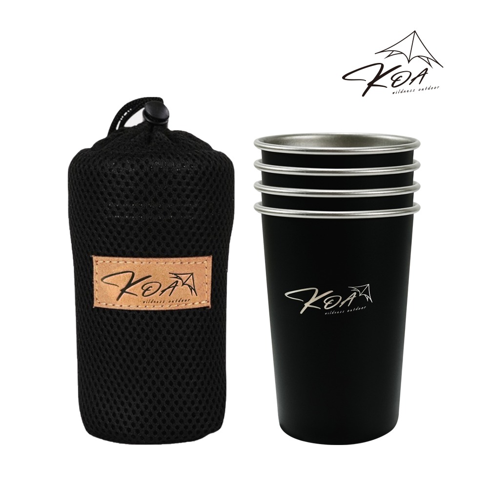[KOA] 코아 브릭 캠핑컵 350ml (4P)KOA-BE4P