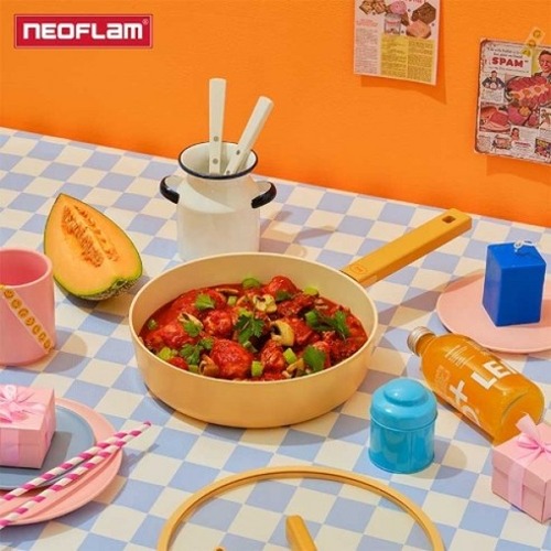 [네오플램] 풀인덕션 프리미엄 프라이팬 헤이 24cm 궁중팬