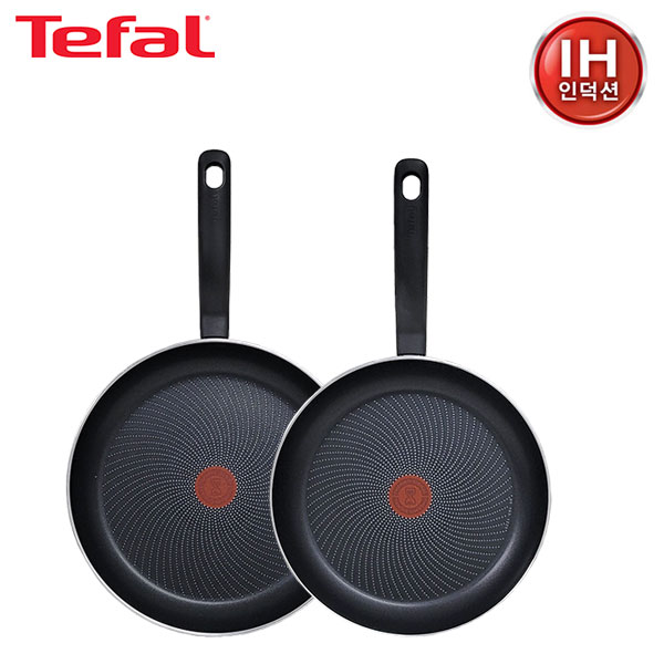 [테팔] 퍼펙트 쿠킹 다크 인덕션 프라이팬 28cm+30cm