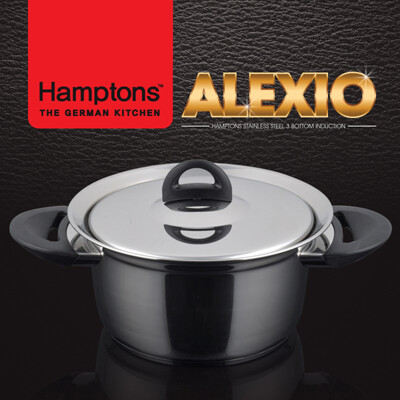 [Hamptons]독일햄튼 알렉시오 인덕션 냄비 18CM(양수)(HALX-18P)