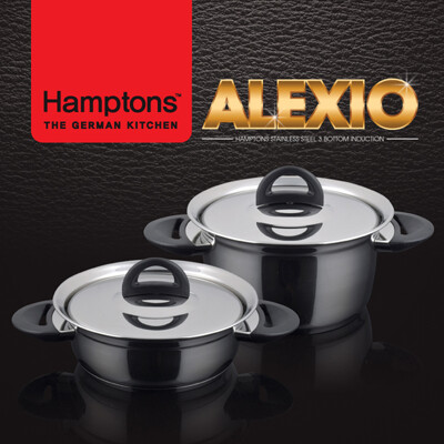 [Hamptons]독일햄튼 알렉시오 인덕션 냄비2종세트-E(HALX-20P20C)
