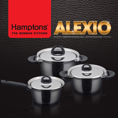 [Hamptons]독일햄튼 알렉시오 인덕션 냄비3종세트-A(HALX-6S8P20P)