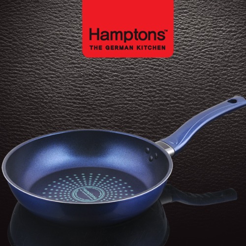 [Hamptons]독일햄튼 블루 인덕션 단조 후라이팬(HTB-28W)