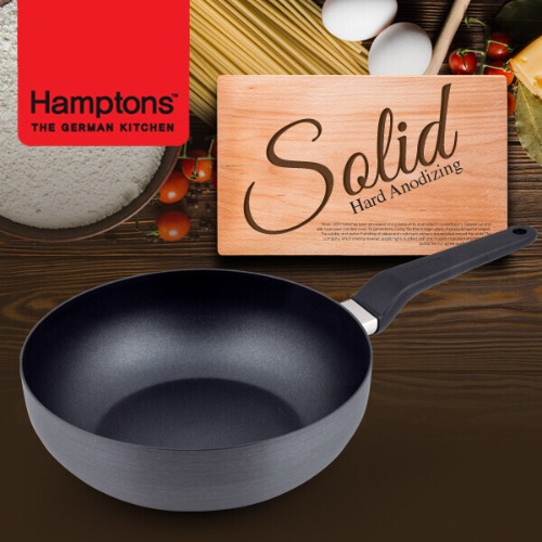 [Hamptons]독일햄튼 솔리드 하드아노다이징 후라이팬(HTF-SHA-28W)