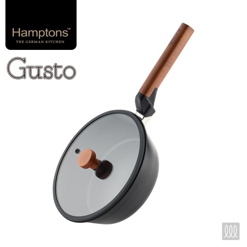 [Hamptons]햄튼 구스토 인덕션 멀티웍 24CM(유리카바포함)