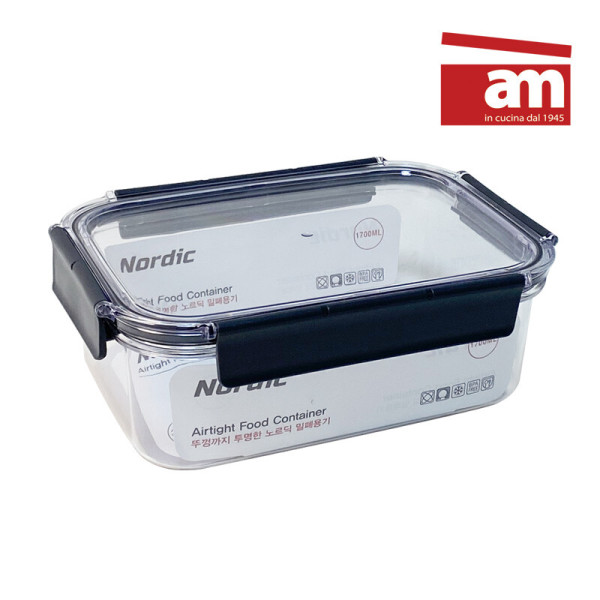 [이태리 am]이태리 am 노르딕 밀폐용기(1700ml) Am-NM-1700